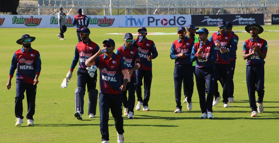 टी-२० सिरिजको दोस्रो खेलमा नेपाल २५ रनले पराजित
